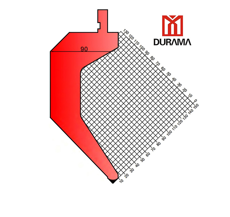 Durama Gooseneck Punch для гидравлического прессового тормоза 